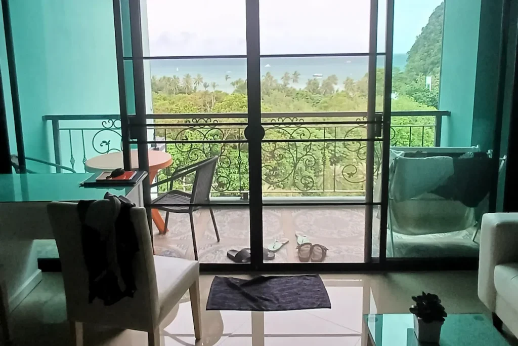 Vista panoramica dall'appartamento in affitto in Thailandia