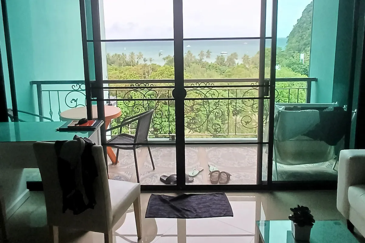 Vista panoramica dall'appartamento in affitto in Thailandia