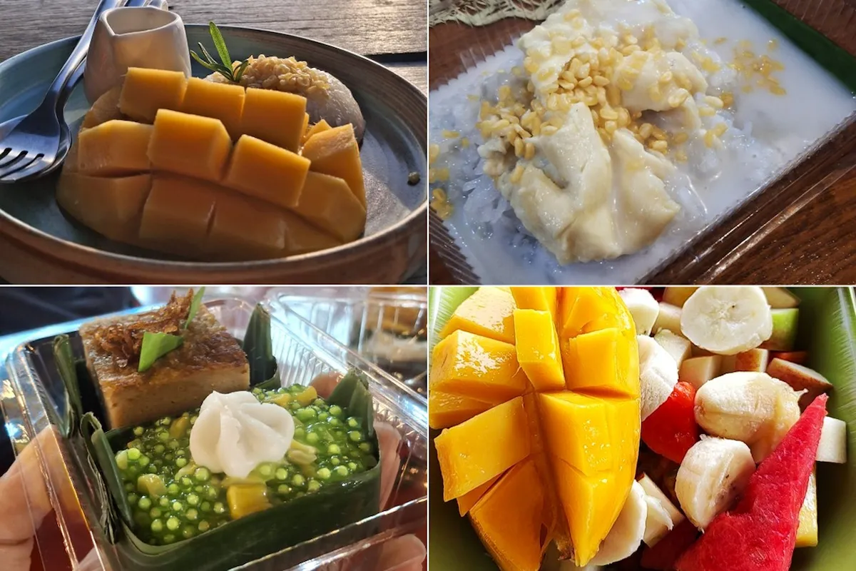 Dolci thai da mercato vegan e gluten-free