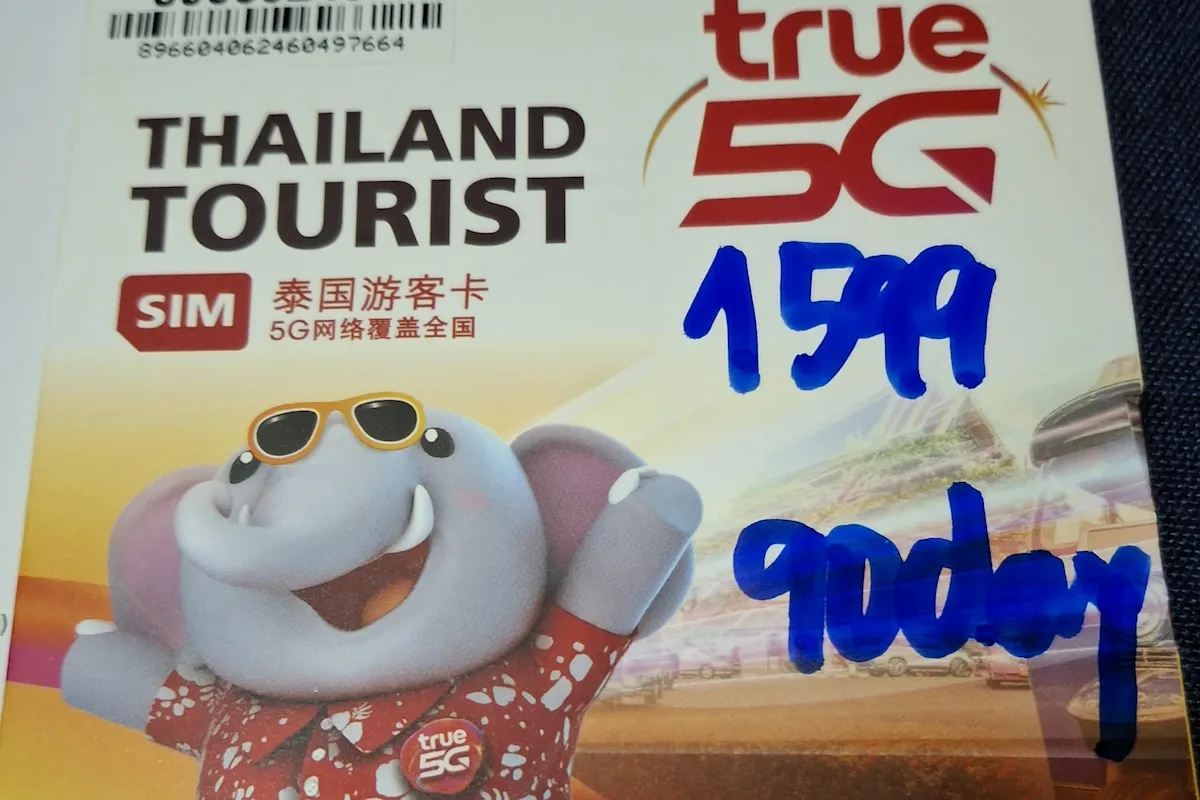 Sim telefonica per viaggiatori turisti in Thailandia